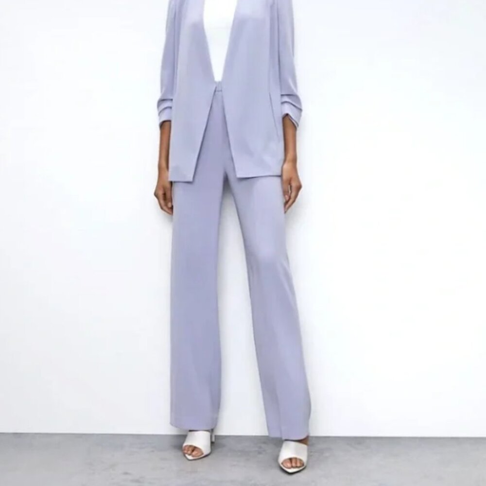 Aritzia Babaton Serif High Rise Wide Leg Trousers Med (TALL)